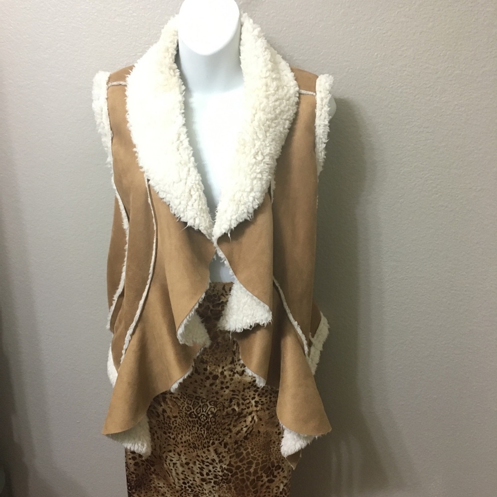 Faux Suede Vest Size 13/15 Junior